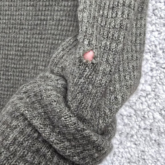 Faherty‎ Sweater Mens Small Green Long Sleeve Crew Neck Wool Cashmere READ - Picture 8 of 12